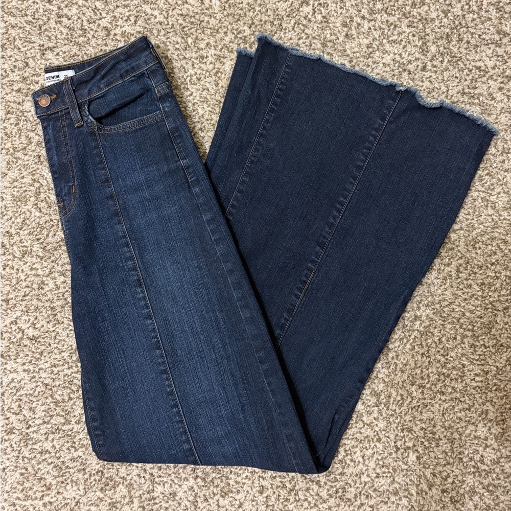 O2 Denim High Rise Flare Jeans